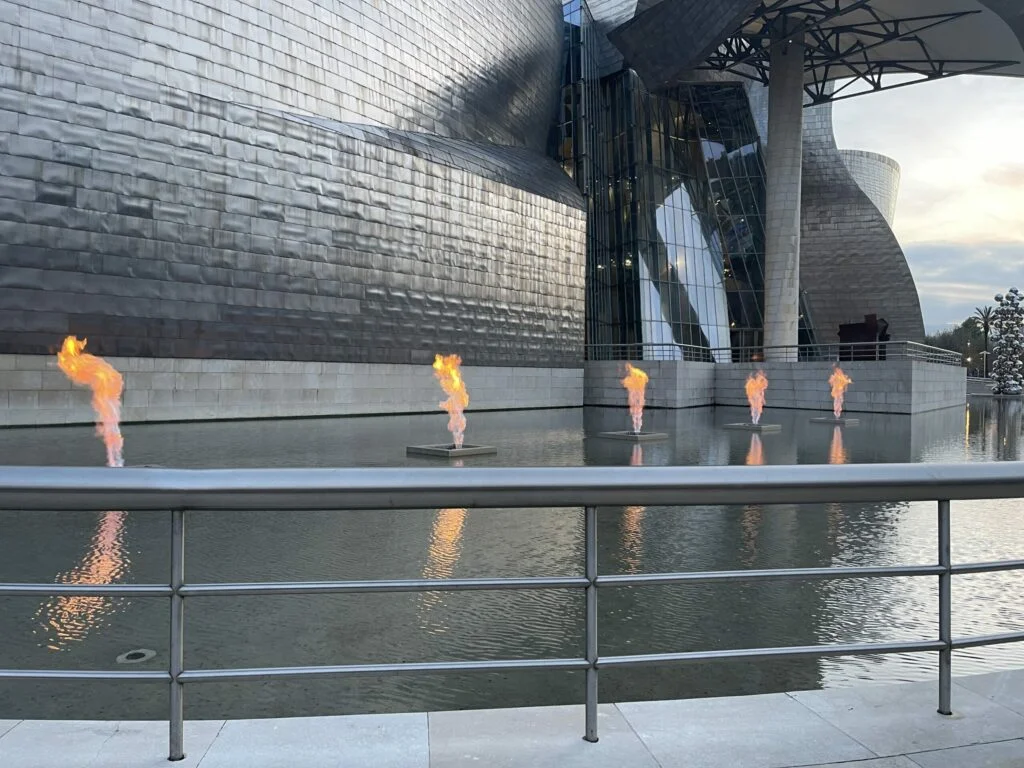 Fire Fountain — Yves Klein, Guggenheim Bilbao