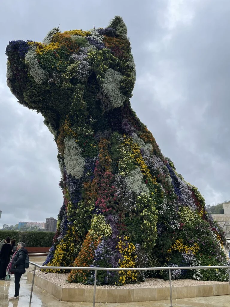 Puppy — front view at the entrance