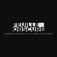 I chose to print the logo of Feuille Obscure using linocut