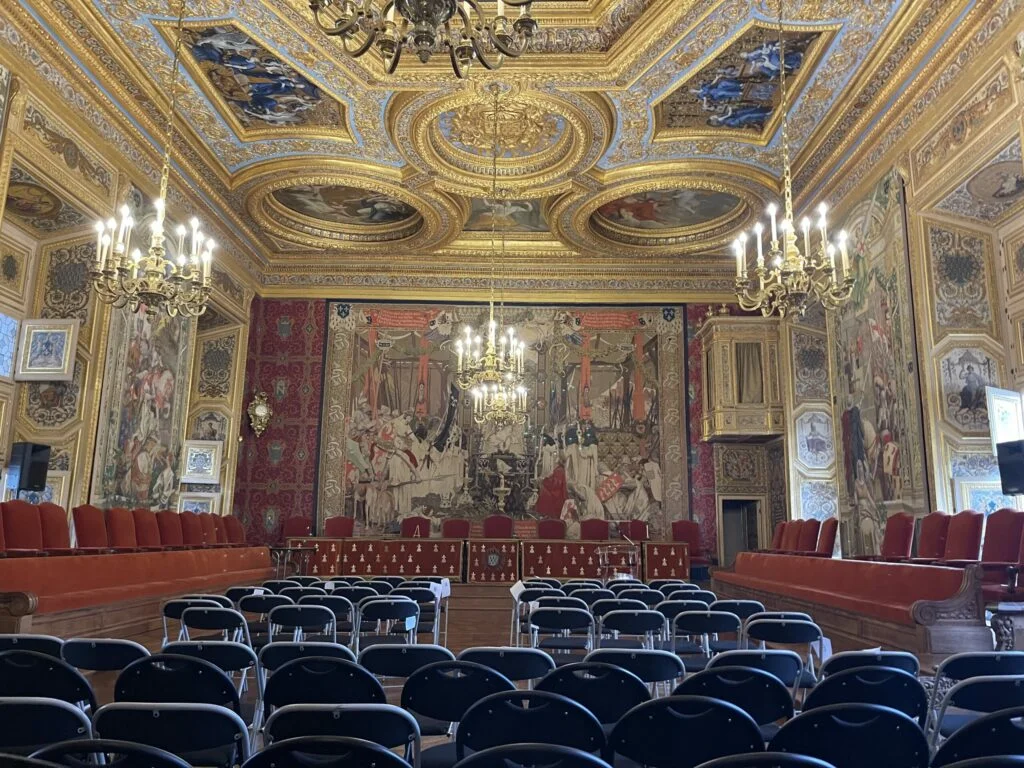 La grande sala del Parlamento di Bretagna